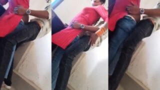 Pria Horny Ngewek Sama Waria, Nusukin Kontol Ke Pantat Tembem.
