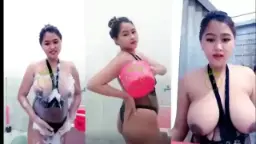 Wiwin Montok Mandi, Toket Gede Basah Kuyup Bikin Ngiler.