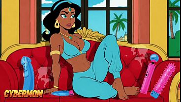 Putri Jasmine Punya Kontol Besar Tumbuh Di Antara Pahanya. Dongeng Arab Kartun Buat Dewasa.