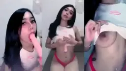 Host Mango Live Colok Dildo Sampe Njerit, Remes Pentil Basah