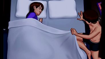 Ibu Tiri Diam-diam Ngintip…lalu Semuanya Berubah Mesum (18+)